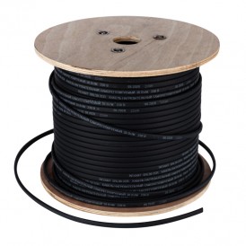 Саморегулирующийся греющий кабель 40КНС 2ЛП-ЭЛ-65/85 (UV) (40Вт/1м), 200М (экранированный, с защитой от ультрафиолета) (ОБОГРЕВ ТРУБ/ВОДОСТОКОВ/КРЫШ) REXANT