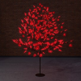 Светодиодное дерево "Клён", высота 2,1м, диаметр кроны 1,8м, красные светодиоды, IP65 Neon-night 531-512