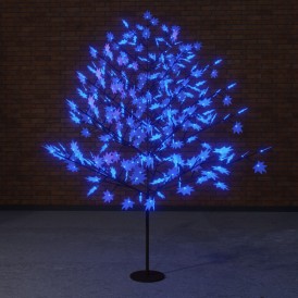 Светодиодное дерево "Клён", высота 2,1м, диаметр кроны 1,8м, синие светодиоды, IP65 Neon-night 531-513