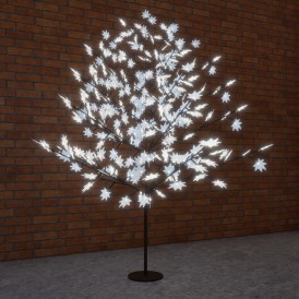 Светодиодное дерево "Клён", высота 2,1м, диаметр кроны 1,8м, белые светодиоды, IP65 Neon-night 531-515