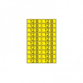Наклейка знак электробезопасности «12 В» 15х50 мм REXANT (20 шт на листе)