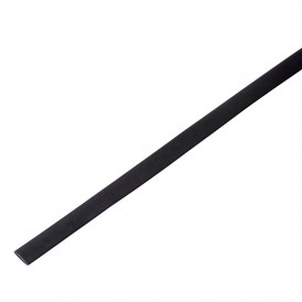 Термоусадочная трубка 6,0/3,0 мм, черная, упаковка 50 шт. по 1 м PROconnect