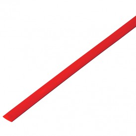 Термоусадочная трубка 10/5,0 мм, красная, упаковка 50 шт. по 1 м PROconnect