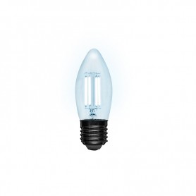 Лампа филаментная REXANT Свеча CN35 7.5 Вт 600 Лм 4000K E27 прозрачная колба
