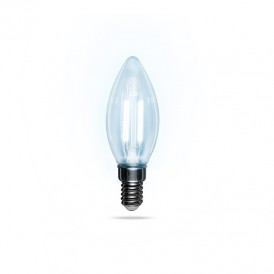 Лампа филаментная REXANT Свеча CN35 7.5 Вт 600 Лм 4000K E14 диммируемая, прозрачная колба