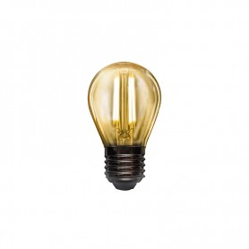 Лампа филаментная REXANT Шарик GL45 9.5 Вт 950 Лм 2400K E27 золотистая колба