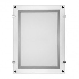 Бескаркасная подвесная односторонняя световая панель Постер Crystalline Round LED ø 900, 24 Вт REXANT