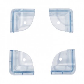 Прозрачные треугольные накладки-протекторы для мебели (4.3*4.3*2.1 см). 4 шт.
