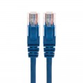 Патч-корд U/UTP, CAT 5e, RJ45-RJ45, 26AWG, LSZH, синий, 0,3м REXANT