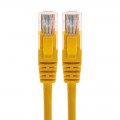 Патч-корд U/UTP, CAT 5e, RJ45-RJ45, 26AWG, LSZH, желтый, 0,3м REXANT