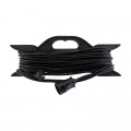 Удлинитель-шнур на рамке PROconnect ПВС 2х0.75, 30 м, б/з, 6 А, 1300 Вт, IP20, черный (Сделано в России)