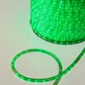 Дюралайт LED, эффект мерцания (2W) - зеленый, 36 LED/м, бухта 100м