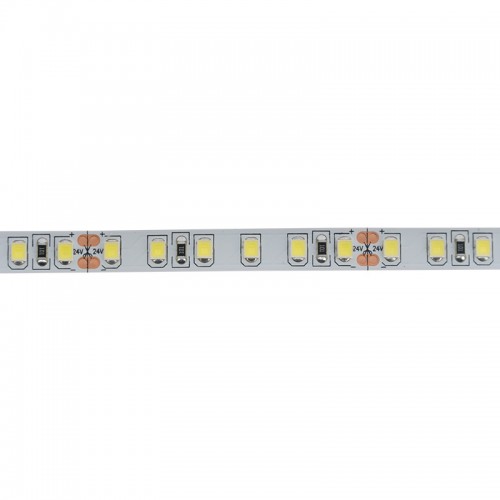 LED лента 24 В, 8 мм, IP23, SMD 2835, 120 LED/m, цвет свечения теплый белый (3000 К)