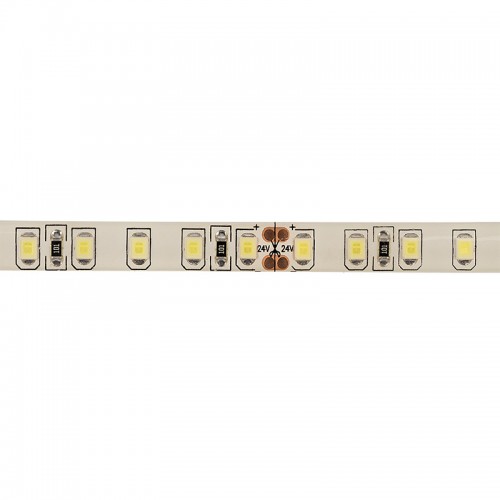 LED лента 24 В, 8 мм, IP65, SMD 2835, 120 LED/m, цвет свечения белый (6000 К)
