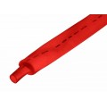 Термоусаживаемая трубка REXANT 25,0/12,5 мм, красная, упаковка 10 шт. по 1 м