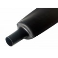 Термоусаживаемая трубка REXANT 100,0/50,0 мм, черная, упаковка 10 шт. по 1 м