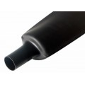 Термоусаживаемая трубка REXANT 120,0/60,0 мм, черная, упаковка 10 шт. по 1 м