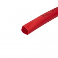 Трубка термоусаживаемая 4,0/2,0 мм красная, ролик 2,44 м REXANT