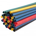 Термоусаживаемые трубки REXANT 3,5/1,75 мм, набор пять цветов, упаковка 50 шт. по 1 м