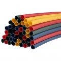 Термоусаживаемые трубки REXANT 4,0/2,0 мм, набор пять цветов, упаковка 50 шт. по 1 м