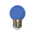 Лампа шар e27 5 LED  Ø45мм - синяя