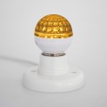 Лампа шар e27 9 LED  Ø50мм желтая