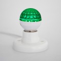 Лампа шар e27 10 LED  Ø50мм  зеленая 24В (постоянное напряжение)