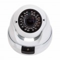 Купольная уличная камера IP 2.1Мп Full HD (1080P), объектив 2.8- 12 мм., ИК до 30 м., PoE + Звук