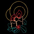 Фигура "Две свечи", размер 100*75 см | 501-320 | NEON-NIGHT