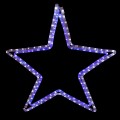 Фигура световая "Звезда" цвет белый/синий, размер 56 х 60 см  | 501-514 | NEON-NIGHT