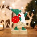 Деревянная фигурка с подсветкой «Дед Мороз» 18 см NEON-NIGHT