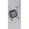 Каскад Lamper Янтарные Пчелы LED 10 м с выносной солнечной панелью 2 м и аккумулятором, IP65, теплое белое свечение