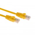 Патч-корд U/UTP, CAT 5e, RJ45-RJ45, 26AWG, LSZH, желтый, 0,3м REXANT