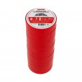 Изолента ПВХ профессиональная REXANT 0.18 х 19 мм х 20 м, красная, упаковка 10 роликов