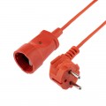 Удлинитель-шнур PROconnect ПВС 2х0.75, 10 м, б/з, 6 А, 1300 Вт, IP20, оранжевый (Сделано в России)