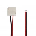 Коннектор питания (1 разъем) для одноцветных светодиодных лент с влагозащитой шириной 10 мм LAMPER