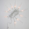 Гирлянда «Сосульки» 1,5х0,25 м, прозрачный провод, теплый белый цвет свечения NEON-NIGHT