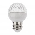 Лампа шар e27 10 LED  Ø50мм  синяя 24В (постоянное напряжение)