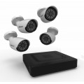 Комплект видеонаблюдения PROconnect, 4 наружные камеры AHD-M, без HDD