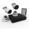 Комплект видеонаблюдения PROconnect, 2 внутренние, 2 наружные камеры AHD-M, с HDD 1Tб