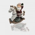 Керамическая фигурка «Дед Мороз на коне» 35х15х39.8 см