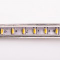 LED лента 220 В, 6x10.6 мм, IP67, SMD 3014, 120 LED/m, цвет теплый белый, 100 м