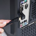 Переходник штекер HDMI - гнездо HDMI, угловой  REXANT