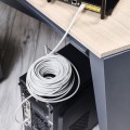 Rexant Пaтч-корд U/UTP, категория 5e, RJ45-RJ45, неэкранированный, PVC серый, 25м