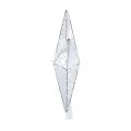 Светодиодная фигура Звезда 100 см, 200 светодиодов, с трубой и подвесом, цвет свечения белый NEON-NIGHT