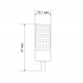 Лампа светодиодная капсульного типа JD-CORN G4 230В 5,5Вт 4000K нейтральный свет (поликарбонат) REXANT