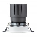 Светильник встраиваемый поворотный REXANT Horeca Dark Light с антиослепляющим эффектом 12 Вт 4000 К LED SILVER