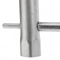 Набор ключей-трубок торцевых REXANT 8х17 мм, вороток, оцинкованные, 6 шт.