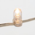 Гирлянда «LED Клип-лайт» 12 V, прозрачный ПВХ, 150 мм, цвет диодов теплый белый