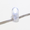 Гирлянда «LED Клип-лайт» 12 V, прозрачный ПВХ, 150 мм, цвет диодов Белый Flashing (Белый)
